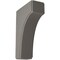 Ekena Millwork 1 3/4"W x 4"D x 6"H Clarksville Wood Vintage Decor Bracket, Reclaimed Grey BKTWD02X04X06CVGY - alternate 1